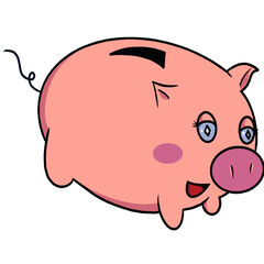 Pink Little Pig