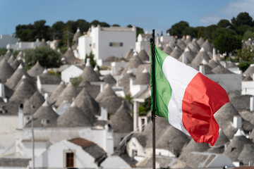 Alberobello Village view in Italy