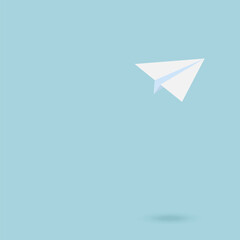 Paper airplanes designs Think differently, leadership, trends, creative solution and unique way concept. Be different.