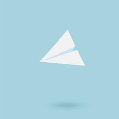 Fototapeta premium Paper airplanes designs Think differently, leadership, trends, creative solution and unique way concept. Be different.