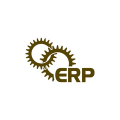 ERP icon isolated on transparent background
