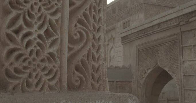 Farasani house with gypsum decoration and frescoes  Farasan  Saudi Arabia