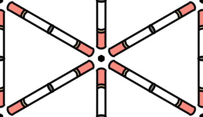 illustration of a pencil pattern 