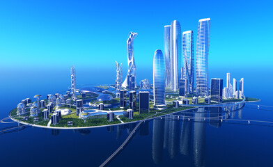 FutureBeautiful city of fantasy