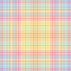 Pattern seamless texture of plaid background vector with a fabric check tartan textile.
