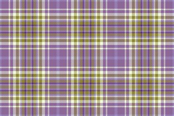 Background textile check of pattern plaid seamless with a tartan vector fabric texture.