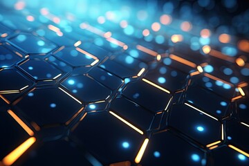 Obraz premium abstract futuristic background with pink blue glowing neon moving high speed wave lines and bokeh lights. Data transfer concept Fantastic wallpaper