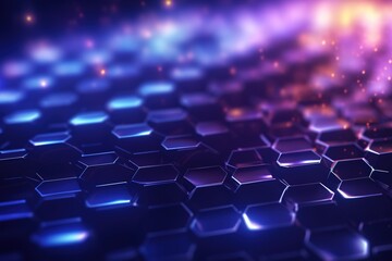 Obraz premium abstract futuristic background with pink blue glowing neon moving high speed wave lines and bokeh lights. Data transfer concept Fantastic wallpaper