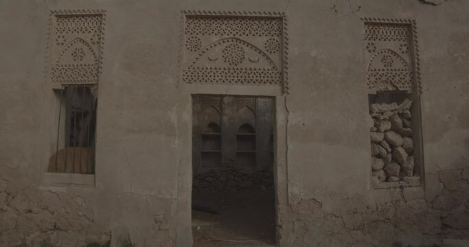 Farasani house with gypsum decoration and frescoes  Farasan  Saudi Arabia
