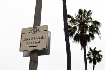 Los Angeles, California: VENICE CANALS, The Historic District of Venice Beach, City of Los Angeles, California