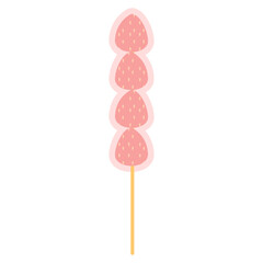 Fruit In Caramel Illustration