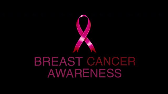 Breast cancer awareness, alpha channel background