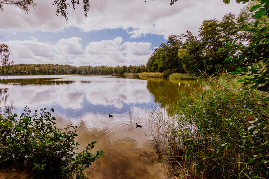der Falkenhagener See am bew&ouml;lkten Tag