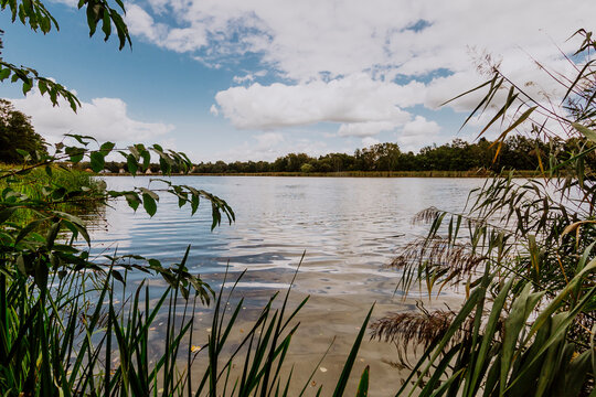 der Falkenhagener See am bew&ouml;lkten Tag