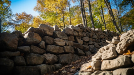 The Fortress of Stone: Impressive Retaining Wall