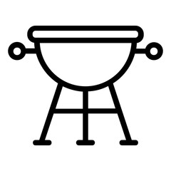 grill icon outline