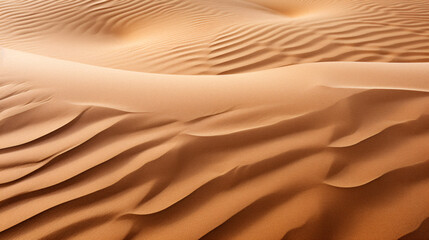 Fototapeta na wymiar Rippling Empty Sand Dune Landscape Background