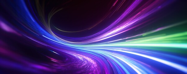 abstract futuristic background with pink blue glowing neon moving high speed wave lines and bokeh lights. Data transfer concept Fantastic wallpaper