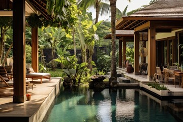 Private pool outdoor in bali