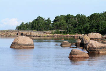 Ulko-Tammio Island in Eastern Gulf of Finland National Park which is declared to phone free area in...