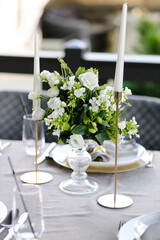 wedding table set