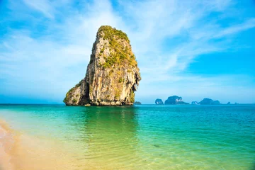 Crédence en verre imprimé Railay Beach, Krabi, Thaïlande Beach landscape