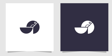 Fototapeta na wymiar parrot logo design