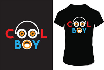 Cool Boy T-Shirt Design for Men's