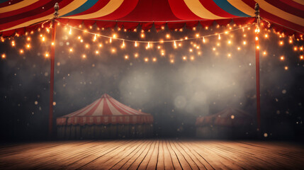 Circus frame background
