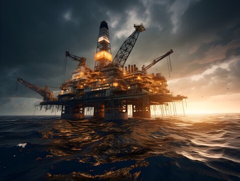 Ingenieurskunst auf dem Meer: Die eindrucksvolle Bohrinsel