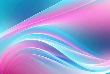 Neon light motion color gradient blur wave trail