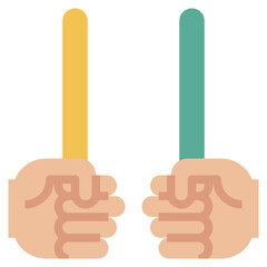 GLOW STICK line icon,linear,outline,graphic,illustration