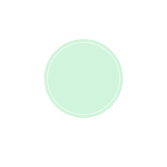 Circle green pastel 