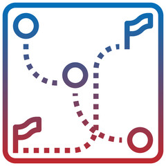 MOBA line icon,linear,outline,graphic,illustration