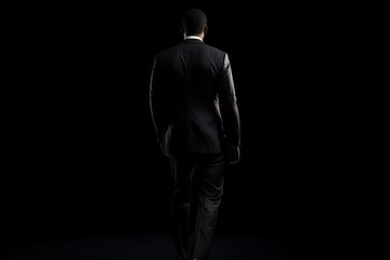 Handsome Corporate Manager: Attractive Caucasian Businessman Standing with Confidence in Professional Office