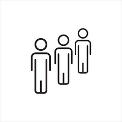 people icon vector illustration symbol