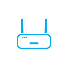 Fototapeta premium router icon vector illustration symbol