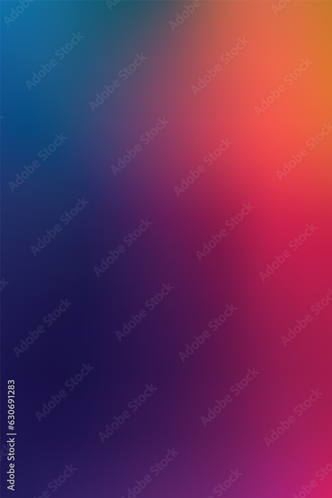 Leinwandbilder Gradient Background,Simple form and blend of color spaces as contemporary background graphic backdrop