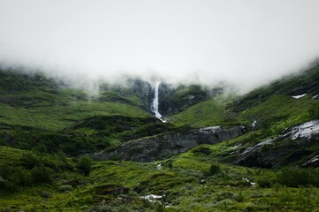 Góry, Norwegia, Mgła