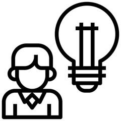 influencer line icon,linear,outline,graphic,illustration