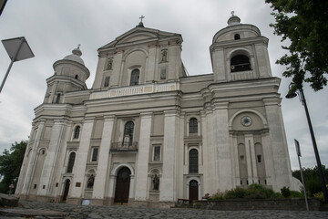 Famous Catholic Cathedral of Saints Peter and Paul in Lutsk, Ukraine, July 08, 2023