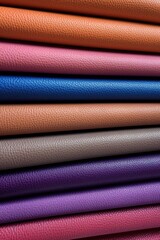 Artificial leather texture with waves and bends, AI Generated