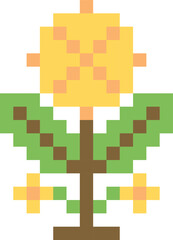 Flower Pixel art vector image