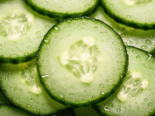 cucumber slices background