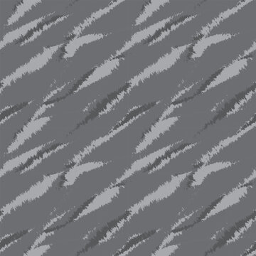 Monochrome Abstract Brush Strokes Seamless Pattern Design