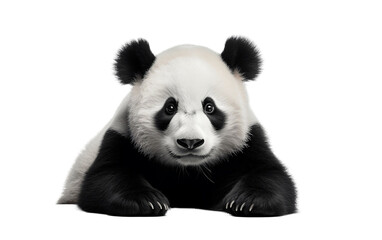 Illustration of a panda isolated on a white background