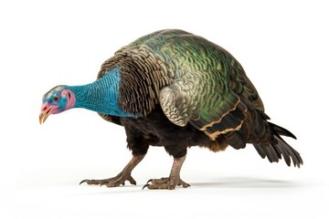 Obraz premium Illustration of turkey, bird for Thanksgiving holiday. Generative AI