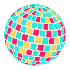 Disco ball illustration