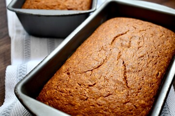 Loaf of pumpkin bread