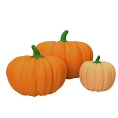 The pumpkin for Thanksgiving day concept